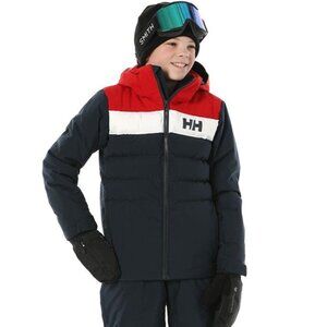 Boy's Helly Hansen Cyclone Ski Winter Jacket Navy 176/16